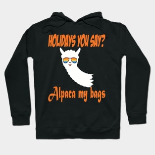 Alpaca Llama Holidays Hoodie